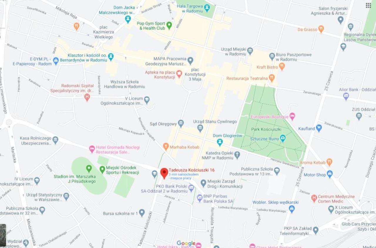 Panorama Centrum Radom Bagian luar foto